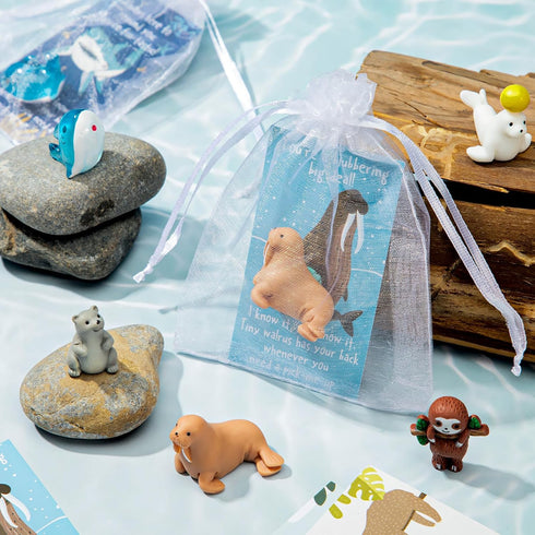 75 Sets Fumete Employee Appreciation Gifts Bulk for Coworker Graduation Teacher Nurse Volunteer Positive Resin Animal