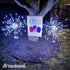 120 Anordsem Solar Garden Lights Outdoor: Bendable Copper Wire with LED Firework Beads - White Waterproof DIY Fairy