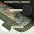 iCasso Desk Mat for Keyboard and Mouse,Large Keyboard Mat Non-Slip,Cute Desk Pad with Stitched Edges,Floral Mousepad