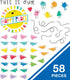 Carson Dellosa This is Our Happy Place Bulletin Board Set, Rainbow Classroom Decorations with Heart and Paper Airplane Bulletin Board Cutouts for Wall Decor, Colorful Classroom Decor (58 pc) by Carson Dellosa Education