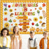 Fall Bulletin Board Classroom Decoration, Autumn Pumpkins Maple Signpost Paper Cutouts for Teachers