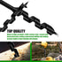 1" x 10" Long Scotch Eye Hand Wood Auger Drill Bit, Manual Hole Maker for Bushcraft and Camping Survival Tool