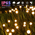 4 Pack 32 2 BrizLabs Solar Garden Lights, LED Solar Powered Firefly Lights, Modes Swaying Light, Waterproof Globe