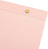 russell+hazel Riveted Paper Bloc Notepad, Blush with Gold Accents, Office Supplies, 10" x 7", 80 Sheets