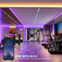5V 4.92ft/1.5m PAUTIX USB COB RGB LED Strip Light Color Changing Light Strips,TV Backlight Multicolor Flexible Under