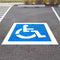 36x36 Handicap Parking Stencil for Painting, ADA Compliant, Reusable Silicone Handicap line