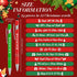 Yeaqee 24 Pcs Christmas Ballpoint Pens with Black Ink Stylus Tip Novelty Funny Pens with Greeting Quotes for Coworkers Christmas School Office(Fresh Red, Fresh Green, Silver)