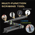 Multi-function Scribing Tool, Zinc Alloy Smart Scribe with Carpenter Pencil, Measuring Tool with Scale, Black
