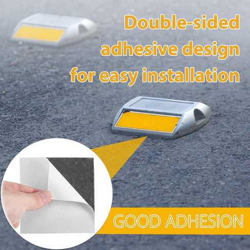 20 Pcs Adhesive Sticky Pads for 4 Inch Road Reflectors, Industrial Grade Glue for Street Pavement Markers