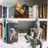 STOBOK Black Organizer Book Shelf, Decor and Mails Magazine Files Organizing Rack for Documents