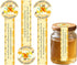 Well Tile 500Pcs Pure Honey Stickers Safe Secure Tamper Evident Seals Stickers for Lids