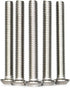 Fullerkreg M8-1.25x100mm Button Head Hex Drive Screw, Stainless Steel, Pack of 5