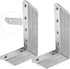 ZOENHOU 20PCS 5 x 3 Inch L Brackets, 35Lbs Capacity Stainless Steel