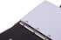 It's Academic Mini Executive Leather Portfolio Folder, 1" Ring Binder, 250-Sheet Capacity, Dark Brown