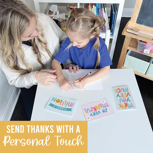 54 Hadley Designs Bulk Thank You Cards with Envelopes - Teacher Appreciation Cards, Cute Blank Card with Envelopes