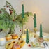 3D (1pcs) Christmas Tree Candles with Remote, Real Wax LED Flameless Taper Candles, Battery Operated Flickering