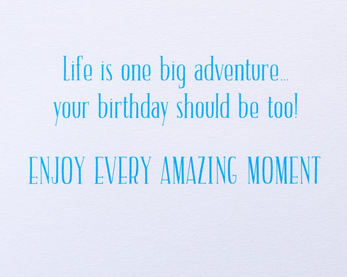 Papyrus Birthday Card, One Big Adventure