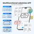 ETIKEZ PM260 2 Inch Label Maker Machine with Tape, Label Tape Maker Bluetooth Label Printer, Inkless Portable Label