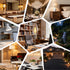 B11 Bulb, E12 4W/40W 2700K Dimmable, 6-Pack Type B LED Filament Base, Equivalent Warm White Clear Glass, Ideal