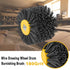 Abrasive Nylon Wire Drawing Wheel Drum Brushes, 180 Grit 120x100mm Wheel Drum Burnishing Tool for Wood Furniture