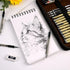 58 Set 6 0.5 0.7 0.9 2mm, 12 30 Nicpro PCS Art Drawing Supplies Kit in Leather Case, Art Mechanical Pencil with Metal