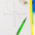 BAZIC Notebook 80 Sheets 5" Quad Graph Ruled Notebooks, Reversible 4", Easy Tear 3 Punched Holes, Squares Ruled