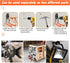 Heavy Duty Large Magnetic Hooks, 2 Pack Strong Magnet Hooks for Power Drill, Garden Tools, Workshop