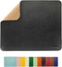 Leather Mouse Pad - Double Side Wood Mouse Pad, Waterproof Ultra Thin with Stitched Edge, 10.2 x 8.3 Inch, 1 Pack