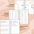 GoGirl Budget Planner, Monthly Financial Organizer Budget Book, Expense Tracker Notebook Journal (Peach Pink)