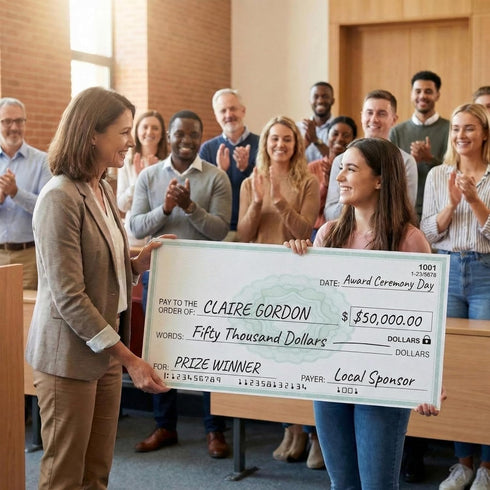 Zhehao 2 Pack 38 15.8 Inch Big Checks for Presentations Reusable x Large Dry Erase Giant Checks Giant Check Fake Check