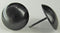 Premium Upholstery Tacks, 1-inch Diameter Nailhead Pins, Large Decorative Trim for Furniture (50, Black Pearl)