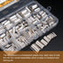 mankk 166 Pcs Wire Ferrules Kits: Silver Plated Copper Crimp Terminal Connector, 8 Sizes AWG