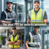 Hi-Visibility Security Vest for Men and Women - ANSI/ISEA Compliant