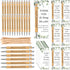 Yeaqee 36 Sets Employee Appreciation Gifts, Bulk Thank You Gift Office Bamboo Pen with Inspirational Cards