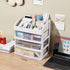 Desk Organizer with Drawers, 3 Drawers Storage Organizer for Office Supplies, Makeup, Desktop Storage Box