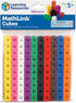 Learning Resources MathLink Cubes - Set of 100, Ages 5+, STEM Activities, Teacher Supplies
