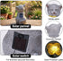 PETAFLOP Solar Cat Garden Statue Decor with Sunflower, Birthday Housewarming Gifts for Mom Grandma Women Cats Lover