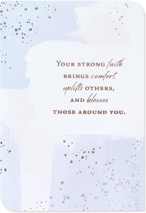 Religious Thank You Card for Rabbi - Heartfelt Gratitude