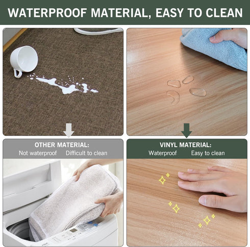 60"x75" Chair Mat for Hard Floors, tixpol Office Chair Mat for Hardwood Floor, Non-Slip Plastic Floor Mat for Chairs