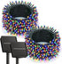 Brightown 2 Pack Solar String Lights Outdoor, Each 46Ft 120 LED Solar