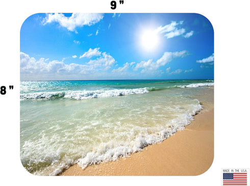 Rogue River Tactical Coastal Theme Shoreline Mouse Pad Mat for Laptop PC Gaming, Home or Office Gift