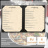 IVWNNN 8.5'' 11'' 6 Pack x Menu Covers Black PU Leather Menu Holders Book Style with Angled Corners Double View Menu