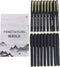 Fengtaiyuan Gel Ink Rollerball Pens, Comfortable Non-Slip Grip, Black Ink, Fine Point, 0.7mm, 18-Piece Box