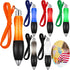 Tenare 5 Big Fat Pens with 10 Blue Extra Refills, Wide Grip Ballpoint for Arthritis Hands - Yellow, Blue, Red, Green,