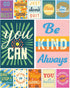 S&O Mini Notebooks Bulk Set: 12 Unique Messages, Inspirational Notepads for Kids, Mini Journals, 44 Pages, 3.5” x 5”