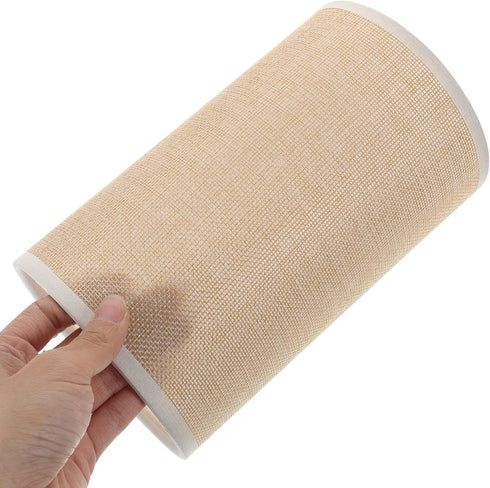E27 20X12X12cm Light Lamp Shade Drum Lamp Shade, Linen Cylinder Lamp Shade Spider Construction Lamp Shade Replacement