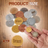 16 Set Moxweyeni Piece Metal Identification Kit Magnetic and Non Magnetic Metal Discs with Storage Case for Educational