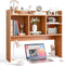 Nova Microdermabrasion Wooden Desktop Bookshelf with 6 Shelves3-Tier Desk Organizer Hutch for