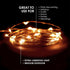 2 Sets of 20 LEDs Warm White String Lights, Silver Wire, Indoor and Outdoor, 6.5 Feet