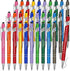 Geosar 30 Pcs Christian Pen, Bible Verse Ballpoint Scripture Quote Pen for Men Women, Black Ink (Colorful)